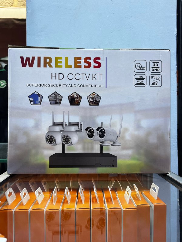 TS-WH4-B Wireless HD CCTV Kit  back